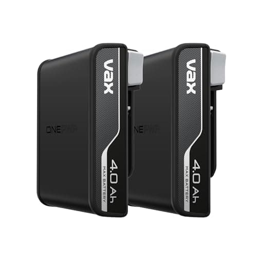 Image of Vax Genuine ONEPWR Dual 4Ah Battery Kit, Fast-Charging, 3 Year Guarantee