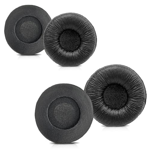 Image of Plantronics Headset Ear Cushions, Earpads Replacement 50mm Ear Pads Covers for Plantronics Blackwire C320 3220 3200 C3210 3320 3325 HW251N HW520 Jabra PRO 920 930 935 Biz 1500 2400 Headphones (4 Pack)