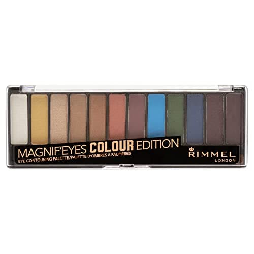 Image of Rimmel Magnif'eyes 12 Pan Eyeshadow Palette, Bold Edition, 14 g, Powder