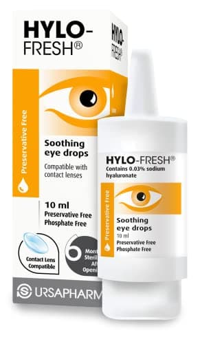 Image of HYLO Fresh – Preservative Free - Soothing, Lubricating Eyedrops for Irritated or Mild Dry Eye – 300 Measured Doses
