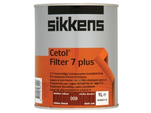 Image of Sikkens SIKCF7PDO 1L Cetol Filter 7-Plus Translucent Woodstain Dark Oak