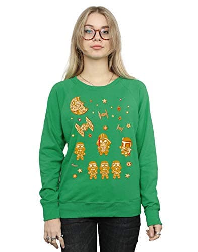 Image of Absolute Cult Star Wars Women's Gingerbread Empire Sweatshirt Irish Green XX-Large