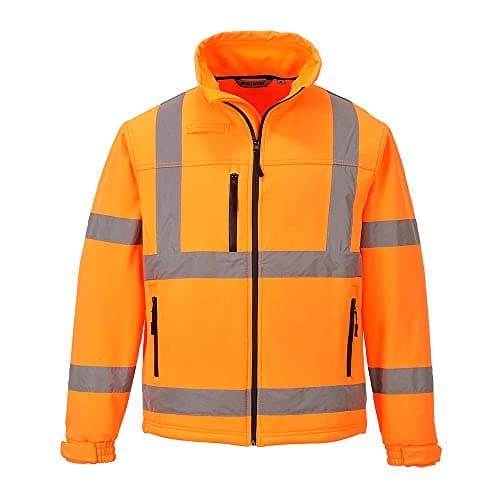 Image of Portwest Hi-Vis Classic Softshell Jacket (3L), Size: XL, Colour: Orange, S424ORRXL