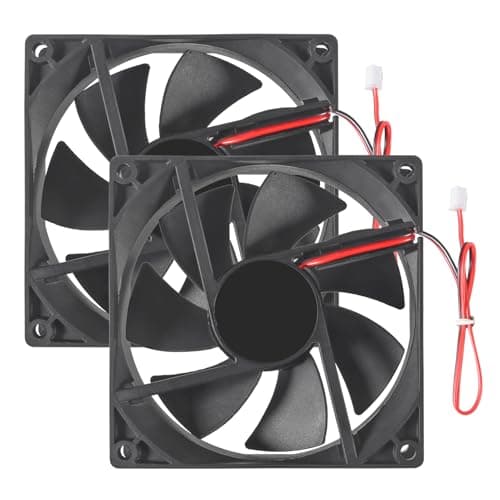 Image of 2Pcs 92mm x 92mm x 25mm Fan DC 12V 9225 Brushless Cooling Case Fan 3.6in for Cooling PC Computer Case CPU Coolers Radiators 2pin