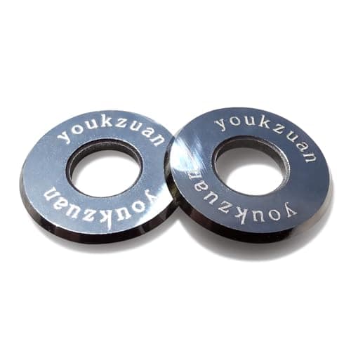 Image of youkzuan 15×6×1.5mm Tungsten-Carbide Tile Cutting Wheel Replacement, 2pcs Tile Scoring Wheel For Cutting Tile/Glass/Ceramic/Procelain Scoring