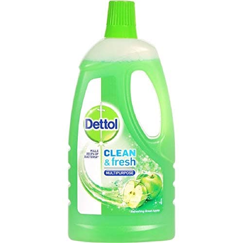 Image of Dettol All in 1 Dilutable Green Apple Floor Cleaner - L, white