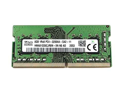Image of SKhynix SK Hynix 8GB SODIMM DDR4 3200 PC4 3200AA 1Rx8 HMA81GS6CJR8N-XN Laptop RAM Memory SO-DIMM for Dell HP Lenovo and Other Systems