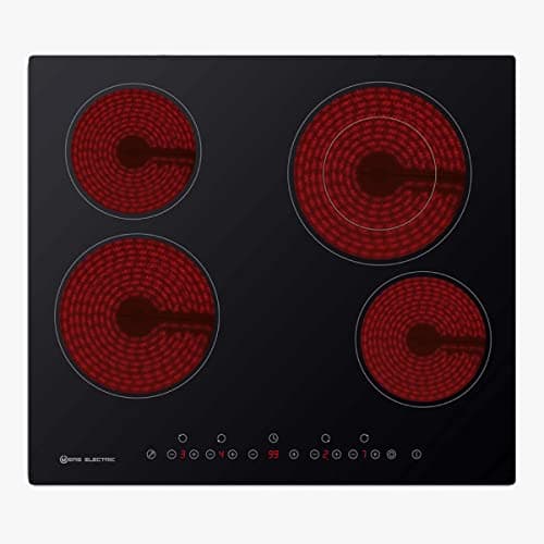 Image of Plate ceramic hob Glass EAS Electric emch200 – 4 °F 4 zones