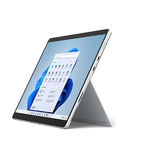 Image of Microsoft Surface Pro 8 - 13 Inch 2-in-1 Tablet PC - Silver - Intel Core i7, 16GB RAM, 256GB SSD - Windows 11 Home - Device only, 2021 model (Renewed)