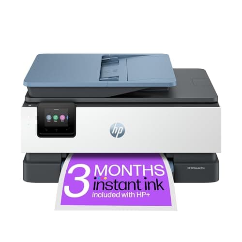 Image of HP OfficeJet Pro 8125e All-in-One Printer | Colour | Printer for Home | Print, Scan, Copy Automatic document feeder| 3 Months of free Instant Ink | Print over VPN Up to 3 years Warranty
