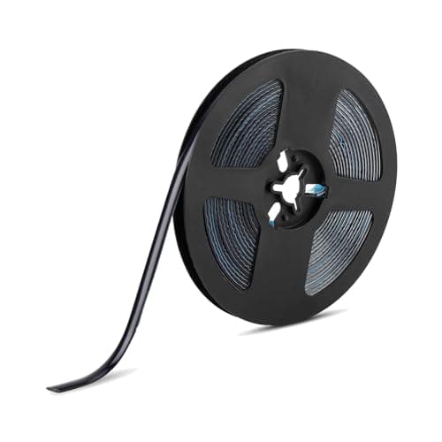 Image of Mildewproof Gap Tape, Tile Edging, Sealing Tape Self Adhesive Sealant Strip, Self Adhesive Bathroom Sealant Tape, for Ceiling Stove Sink Wall Corner Baseboard Floor Kitchen Bathroom Decor(Black)