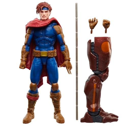 Image of Marvel Legends Series X-Men Gambit 15 cm (6-Inch) Action Figure, Collectable Figure with Premium Design & Articulation, Accessories Included, Ages 4 for Fans & Collectors