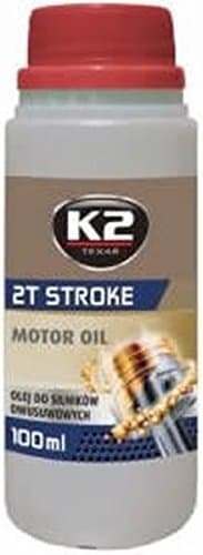 Image of K2 – 2 Stroke Engine Oil to Standards: tested, Red, 2-Stroke Oil API TC, Jaso: FC, ISO: EGC, Suitable for Cars, Motorbikes, chainsaws 100ml