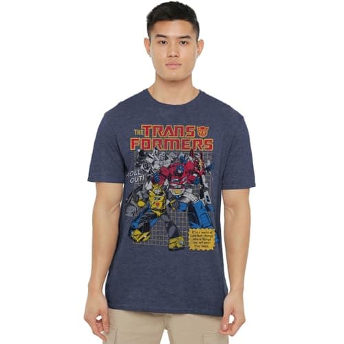 Image of Transformers World Roll Out Unisex T Shirt, Navy, Small