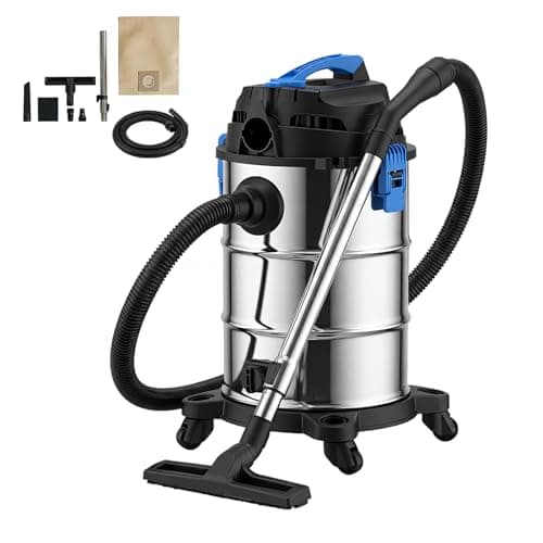 Image of Spector 30L Wet Dry Vacuum Cleaner, 1400W Powerful Motor, Filtration Industrial Vacuum with Power Take Off Socket, Blower Function and Drain Outlet for Garage Workshop Car Cleaning