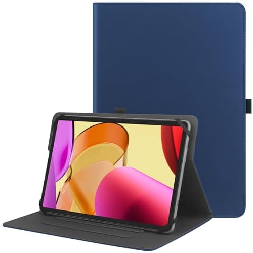 Image of HGWALP Universal 9",9.7",10.1",10.2",10.5",10.9",11" Tablet Case,Protective Cover Stand Folio Case for 9-11 Inch Tablet,Tablet Case Cover with Pen Holder for iPad, Samsung, Other Tablet-NV