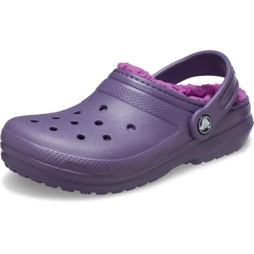 Image of Crocs Unisex Kids Clog,Classic Lined Clog K,Nightshade,13 UK Child
