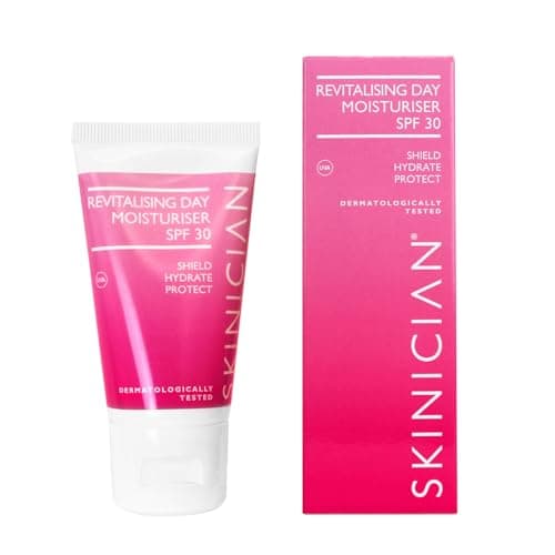 Image of Revitalising Anti Aging Face Cream Moisturiser For Women - Salon Professional Skincare with Vitamin E + Anti Wrinkle Hydrating Day Cream - Lightweight SPF30 Cream For Normal & Sensitive Skin (50ml)
