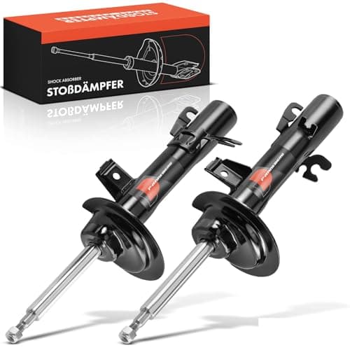 Image of Frankberg 2x Shock Absorber Strut Front Left Right 412mm Gas pressure Compatible with M.i.n.i Cabriolet R52 M.i.n.i R50 R53 Replace# 334622,334621
