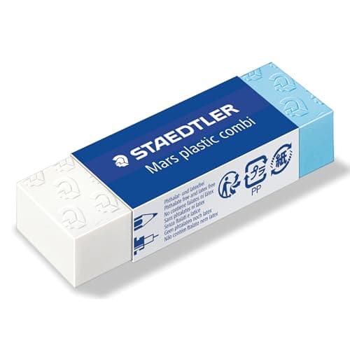 Image of Staedtler Mars Plastic Combi 526 508 Eraser (Pack of 20)