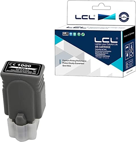 Image of LCL Compatible Ink Cartridge PFI-1000 MBK PFI-1000MBK 0545C001 (1Pack Matte Black) Replacement for Canon imagePROGRAF PRO-1000