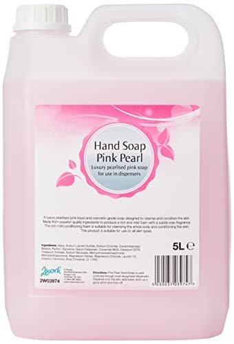 Image of 2Work Hand Soap Pink Pearl 5 Litre Bulk Bottle 2W03974