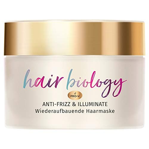 Image of Hair Biology Anti-Frizz & Illuminate Hair Mask for Unruly or Dry and Coloured Hair 160ml