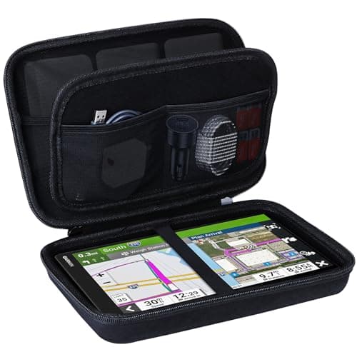 Image of Lebakort GPS Case for Garmin Camper 1090/1095/890/895/DriveSmart 86/dēzl LGV1010/LGV810 MT-D - Vehicle Navigation Protection, Outdoor Travel