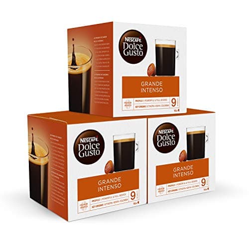 Image of NESCAFE Dolce Gusto Americano Intenso Coffee Pods - 48 Capsules - 100% Arabica with Red Fruit Hints - Intensity 8 (3 Packs)