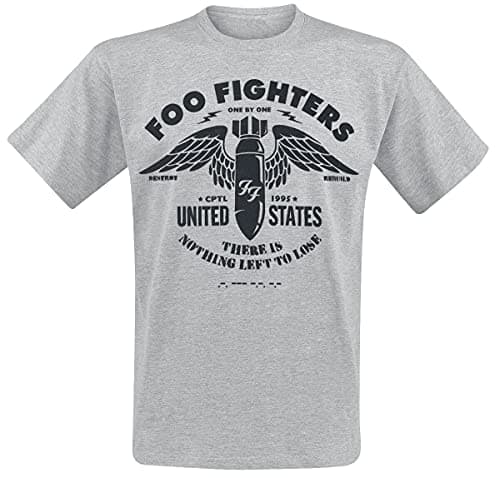Image of Foo Fighters Men's Stencil T-Shirt Grey