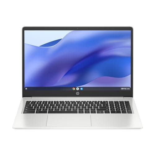 Image of HP Chromebook 15a-na0500sa 15.6" Laptop (Intel Pentium Silver N6000 Processor | 4GB RAM | 128GB eMMC Storage | Full HD 16:9 Display | Google Chrome OS | Mineral Silver)