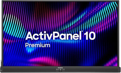 Image of Promethean ActivPanel V10 Premium 55" Digital Whiteboard for Office or Classroom, 4K UHD, Interactive Display, OS Flexible Device (Panel Only)