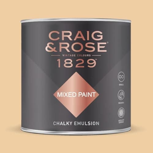 Image of Paint Stop CRAIG & ROSE 1829 CHALKY EMULSION BEAUVAIS CREAM 750ML