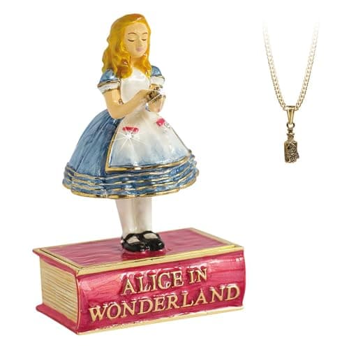 Image of Arora Secrets from Hidden Treasures Alice In Wonderland Trinket Box