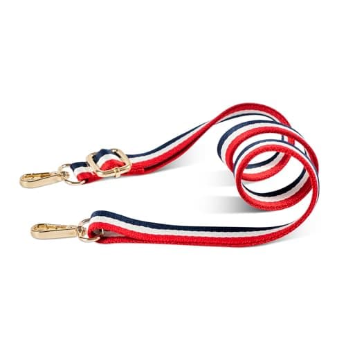 Image of chushui 1 inch Purse Strap,Replacement Crossbody Strap Adjustable Shoulder Strap for Handbag Bag, Red White Blue Stripe