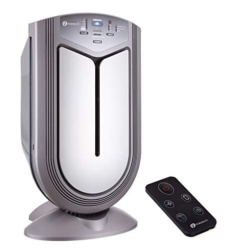 Image of NaturoPure 7 in 1 Multiple Technologies Intelligent Air Purifier & Ioniser with True HEPA & Active Carbon Filters, Removes Allergies,Odours,Smoke,Dust,Mold,Pets,Pollen,Cooking, Coverage Area 650 ft²