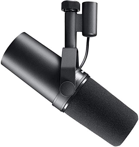 Image of Shure SM7B Vocal Dynamic Microphone Broadcast, Podcast & Recording, XLR Studio Mic Music & Speech, Wide-Range Frequency, Warm & Smooth Sound, Rugged Construction, Detachable Windscreen - Black