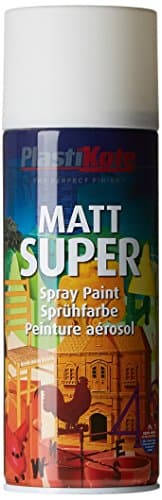 Image of Plasti-kote 3100SE 400ml Super Matt Spray Paint - White ( Packaging May Vary)