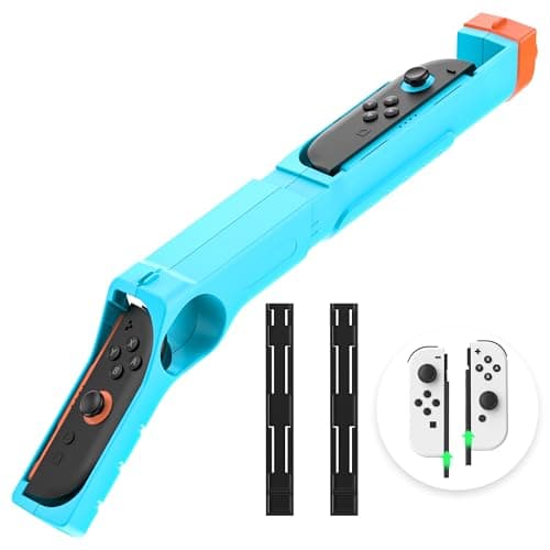 Image of PAWDIARY Hand Grips Shooting Game Accessories for Switch 2/Switch 1/Switch OLED, Joycon Grips for Big Buck Hunter, for Hunting Simulator 1/2, for Crysis Remastered, for Zombie and More Hunting Games