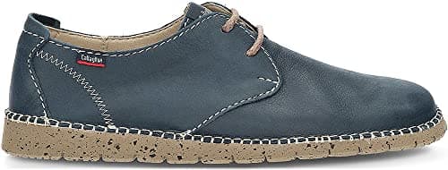 Image of Callaghan 84702 Shoe for Men with Blue Sneaker Laces Large Shape 41