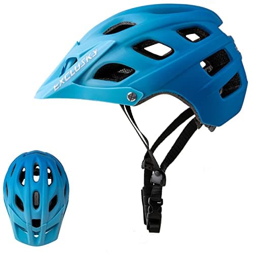 Image of Exclusky Mountain Bike Helmet, MTB Helmet Adult Lightweight Breathable Mens Bike Helmet Cycling Mountain & Road Bicycle Helmets for Men Women(gradient blue)