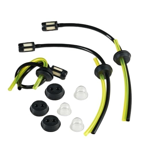 Image of Strimmer Fuel Line by Aurdox, Universal Strimmer Fuel Pipe, Fuel Line Hose Kit, Petrol Strimmer Parts, Fuel Hose for Brush Cutter Brush Cutter Trimmer Mower Hedge Trimmer - 3 Sets