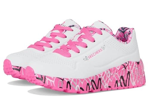 Image of Skechers Kids x JGoldcrown Uno Lite Low Trainers Juniors Pink 3 UK Child