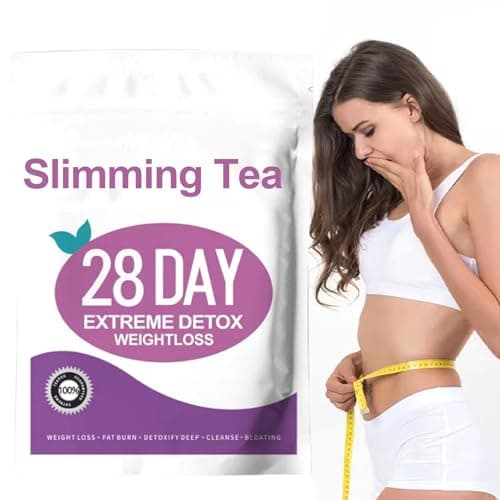 Image of 28-Day Detox Slimming Tea For Women – Natural Waistline & Metabolism Support, Dieters’ Fit Blend, 28 Count Bags(1pcs Teatox tea)