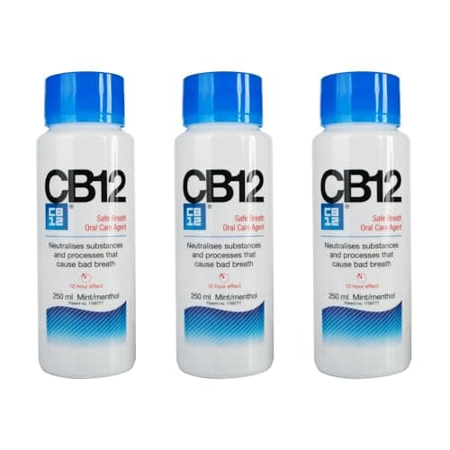 Image of CB12 Mint-Menthol Mouthwash 250ml x 3