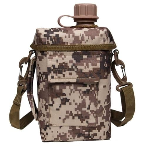 Image of Vobumix 2l Military Water Kettle Army Water Canteen Portable Water Bottle for Hiking Climbing and Most Outdoor Activities