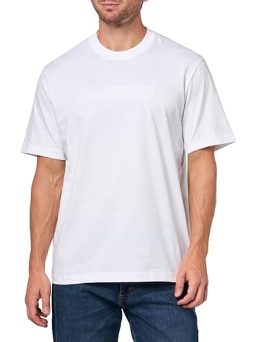 Image of Lacoste Men's Embroidered Cotton T-Shirt, White, XL