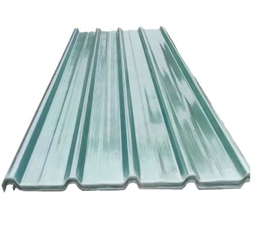 Image of Clear Roofing Sheets, Corrugated Roofing Sheets, Light Shed Insulation, Sunroom Daylighting Plate for Garage Carport, Greenhouses, UV Protection Rainproof, 1.2mm(5Pcs,0.9x1.5m/35x59in)