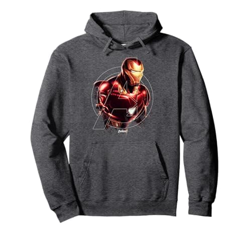 Image of Marvel Avengers Endgame Iron Man Portrait Pullover Hoodie