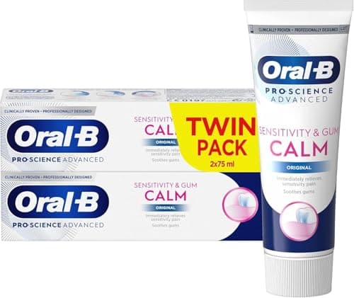Image of Oral-B Pro-Science Advanced Sensitivity & Gum Calm Original Toothpaste 2x75ml